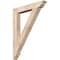 Ekena Millwork Traditional Traditional Smooth Bracket, Douglas Fir, 3 1/2"W x 26"D x 34"H BKT04X26X34TRA01SDF - alternate 1
